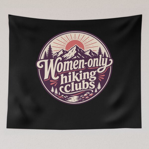 Item preview, Midlife Hiking Friends Retro Trail Club Design designed and sold by JansenGS.