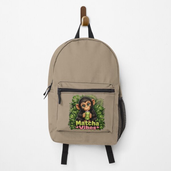 Item preview, Cute Chimp Matcha Vibes Kawaii Jungle Tea Lover T-Shirt designed and sold by Aimetoi.