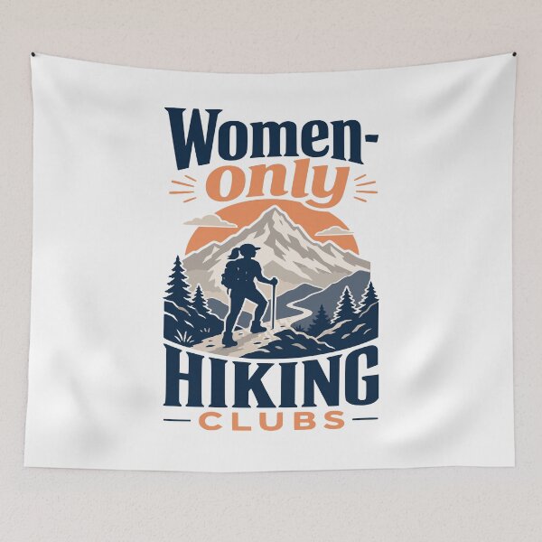 Item preview, Midlife Hiking Friends Retro Trail Club Design designed and sold by JansenGS.