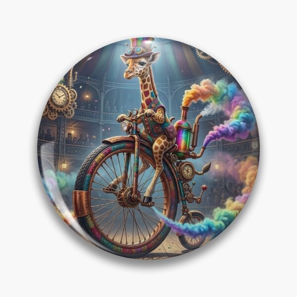 Item preview, Steampunk giraffe designed and sold by LaGalleria-BNS by Moses Benson Gallery.