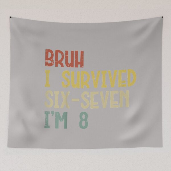 Item preview, Bruh I Survived 6 7 Im 8 Year Old 8th Birthday Boys Kids designed and sold by GreggRoss.