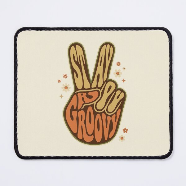 Item preview, STAY GROOVY Retro Peace Sign designed and sold by iamadiii.