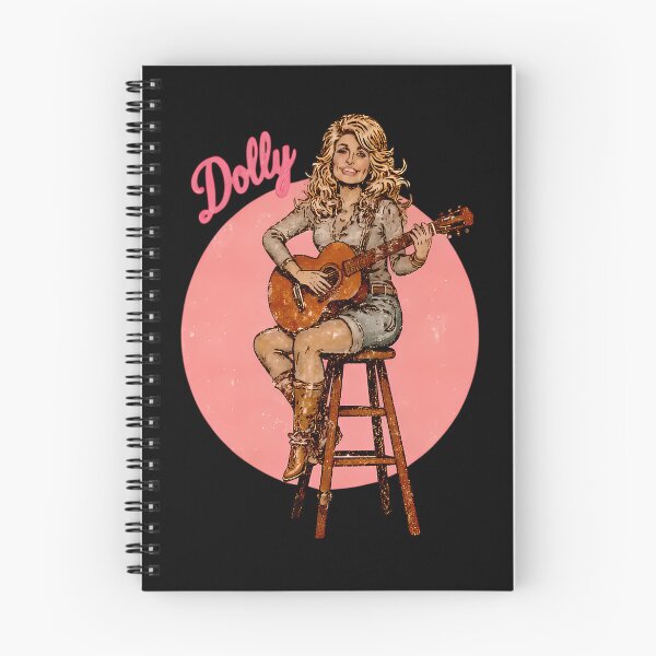 Item preview, Dolly Parton Acoustic Guitar Pink Circle Poster designed and sold by nitroexcalibur.