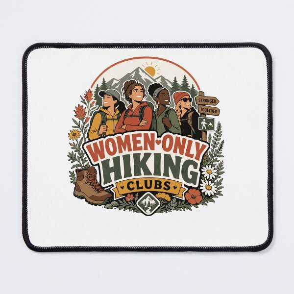 Item preview, Midlife Hiking Friends Retro Trail Club Design designed and sold by JansenGS.