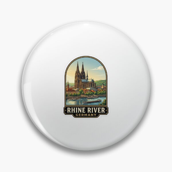 Item preview, Rhine River Germany designed and sold by TulipaGraphics.