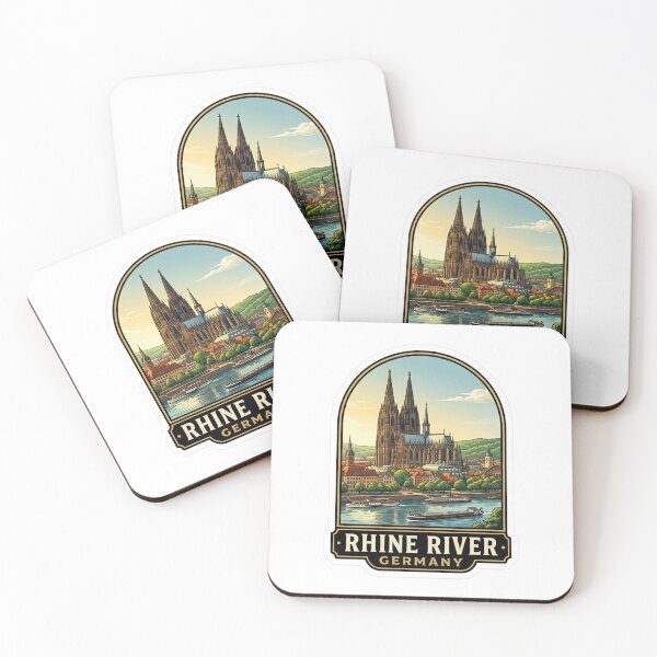 Item preview, Rhine River Germany designed and sold by TulipaGraphics.
