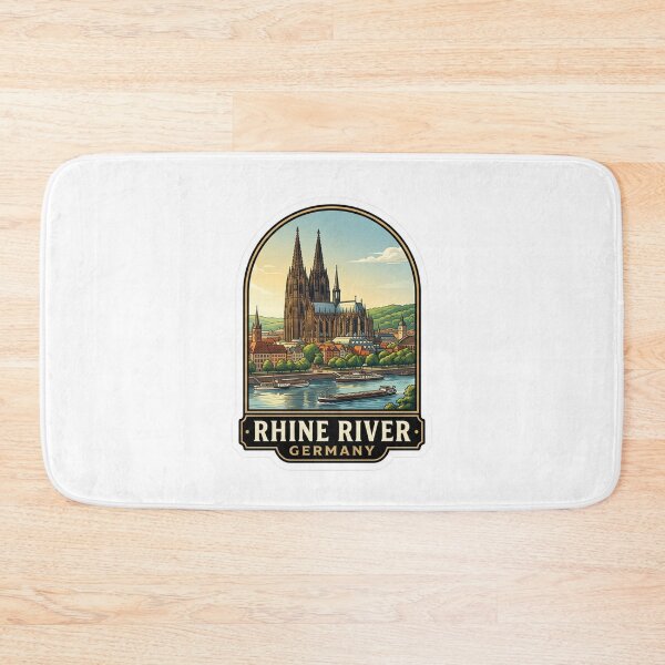 Item preview, Rhine River Germany designed and sold by TulipaGraphics.