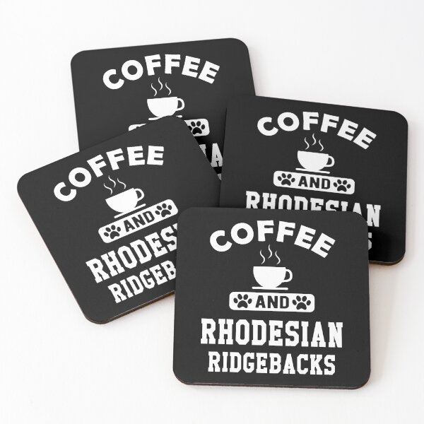 Item preview, Coffee and Rhodesian Ridgebacks Paw Print Design designed and sold by SoyLamderma.