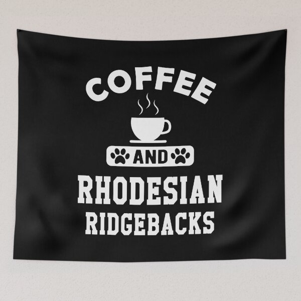 Item preview, Coffee and Rhodesian Ridgebacks Paw Print Design designed and sold by SoyLamderma.