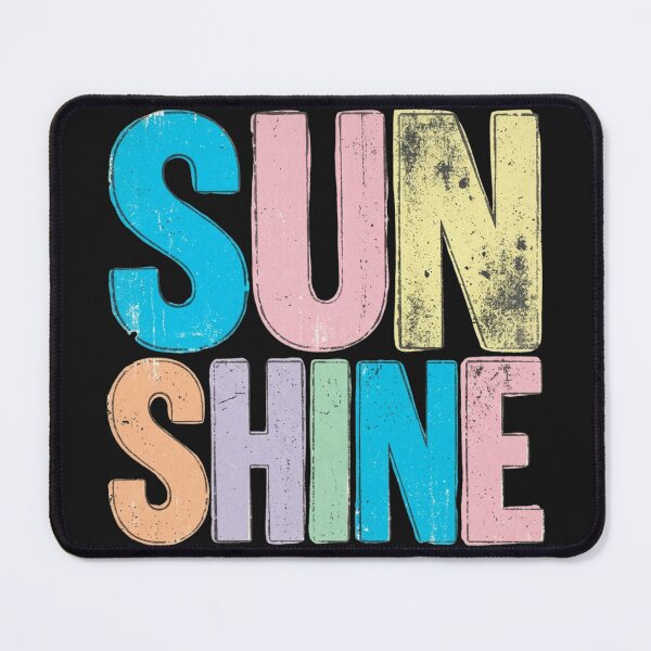 Item preview, Sunshine Retro Distressed Typography Aesthetic Art Print Happy Summer Vibe Gift for Women designed and sold by raedattia.
