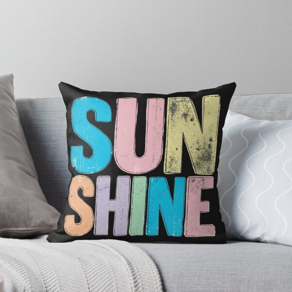 Item preview, Sunshine Retro Distressed Typography Aesthetic Art Print Happy Summer Vibe Gift for Women designed and sold by raedattia.