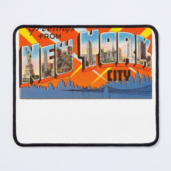 Item preview, Retro NYC Postcard designed and sold by Weirdly Specific.