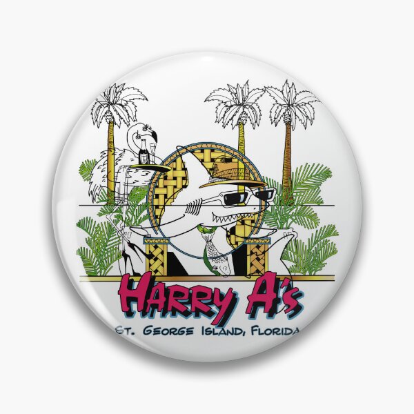 Item preview, Harry As St George Island Florida Cool Shark Vintage Logo designed and sold by chaartis.