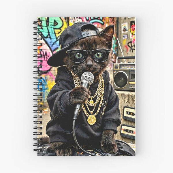 Item preview, Gangster rapper cat designed and sold by frankuffmann.