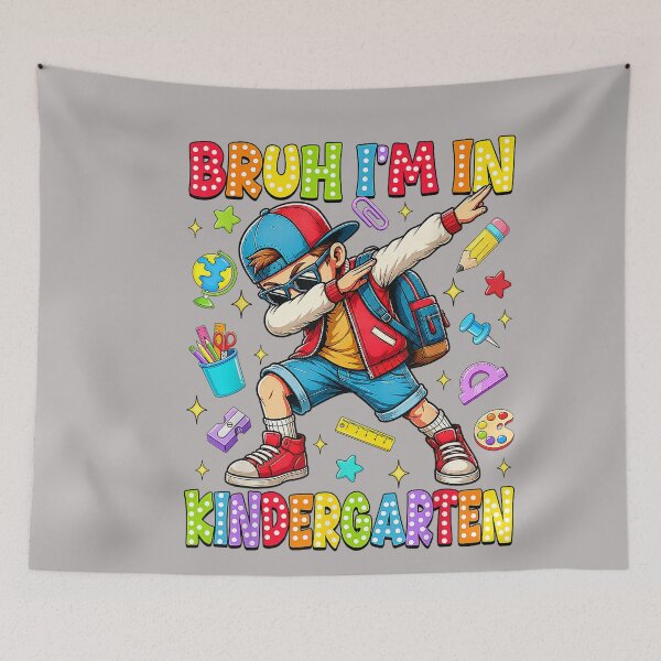 Item preview, Bruh I'm in Kindergarten Dabbing Boy Student Back to School designed and sold by GreggRoss.