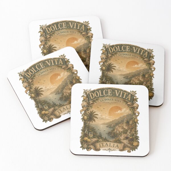 Item preview, Dolce Vita Italia Vintage Coastal Travel Design designed and sold by PlumArtDesign.