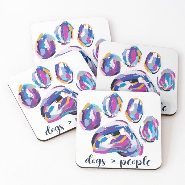 Item preview, Colorful Paw Print Dogs People Love designed and sold by SoyLamderma.