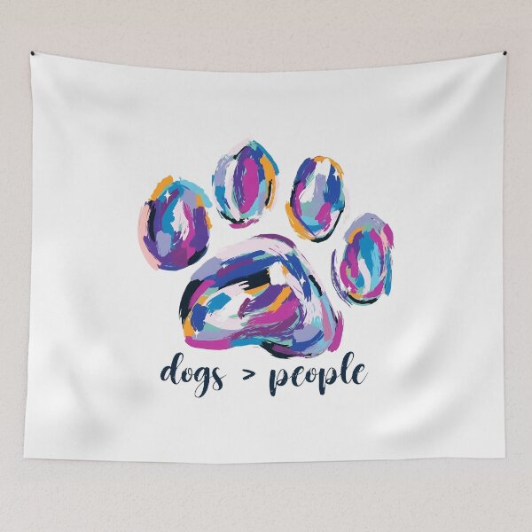 Item preview, Colorful Paw Print Dogs People Love designed and sold by SoyLamderma.