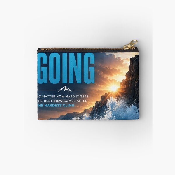 Item preview, Keep Going Ocean Motivation Poster designed and sold by CodePaws Creations.