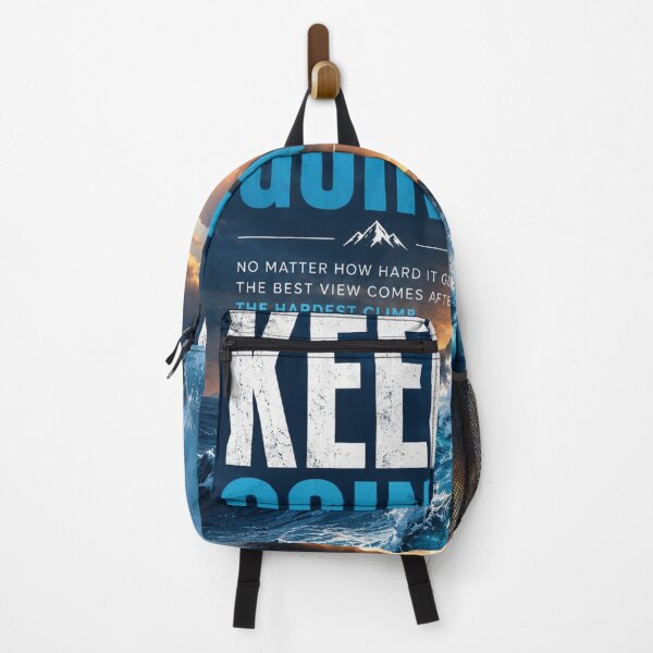 Item preview, Keep Going Ocean Motivation Poster designed and sold by CodePaws Creations.