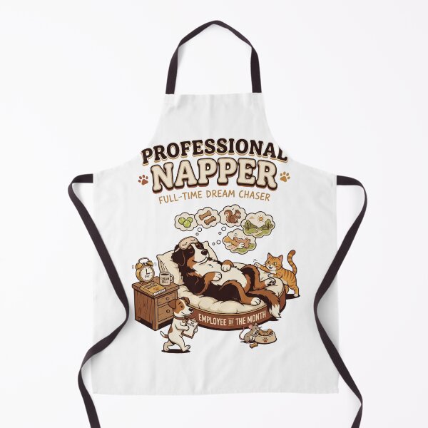 Item preview, Professional Napper | Funny Dog Lover Design | Cozy Sleeping Dog Illustration | Pet Lifestyle Graphic designed and sold by SAJ Design Studio.