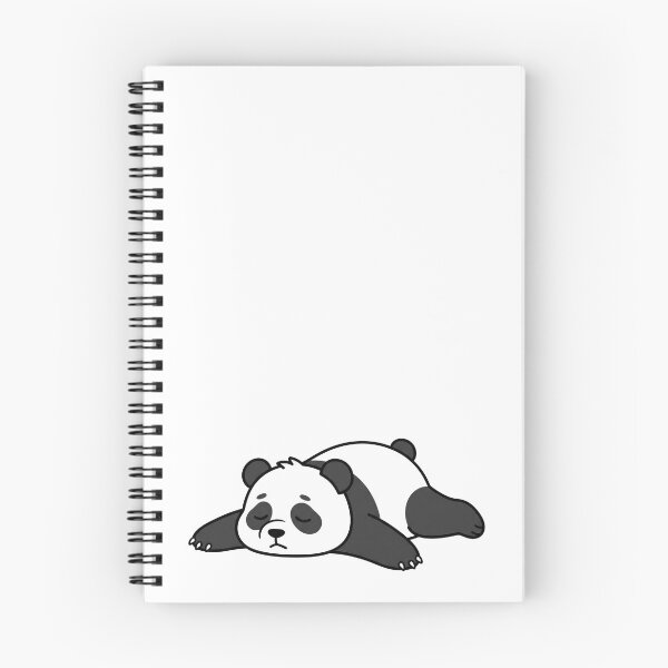 Item preview, Sleepy Lazy Panda Splooting Cute Animal Illustration designed and sold by seven things shop.