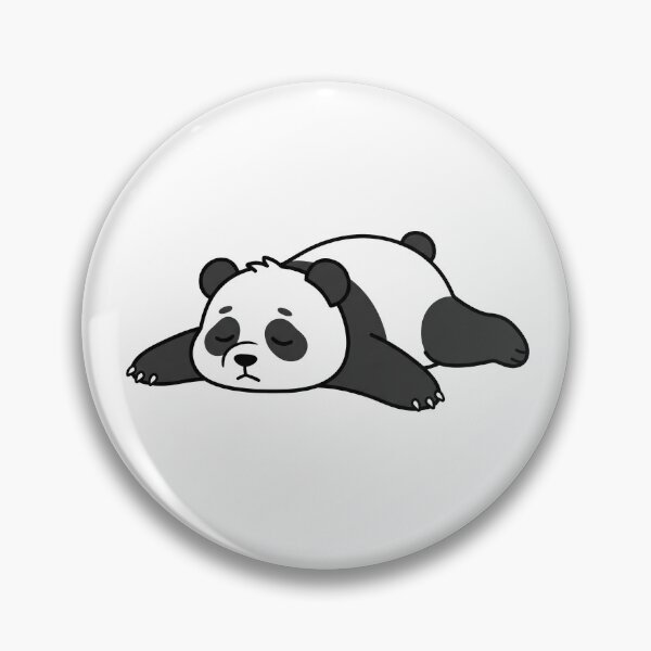 Item preview, Sleepy Lazy Panda Splooting Cute Animal Illustration designed and sold by seven things shop.