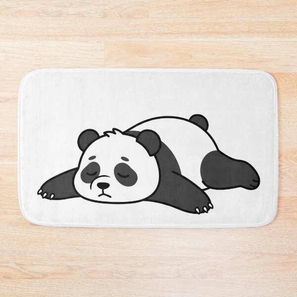 Item preview, Sleepy Lazy Panda Splooting Cute Animal Illustration designed and sold by seven things shop.