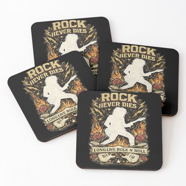 Item preview, Vintage Rock Never Dies Guitar Player Retro Rock N Roll Design designed and sold by NeO² Studio.