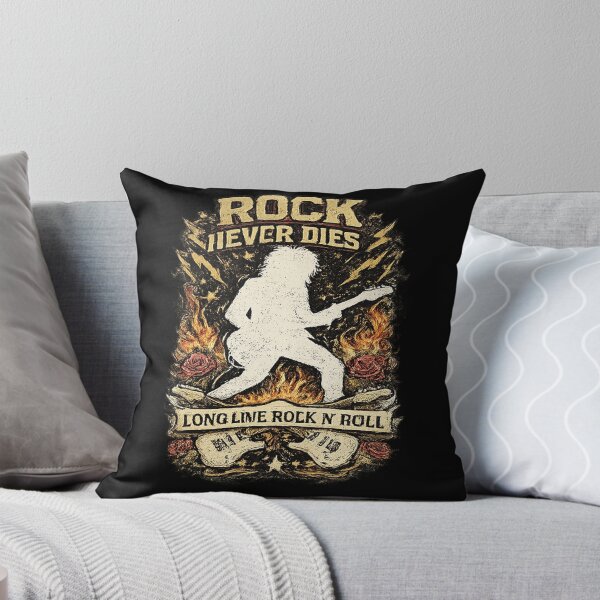 Item preview, Vintage Rock Never Dies Guitar Player Retro Rock N Roll Design designed and sold by NeO² Studio.