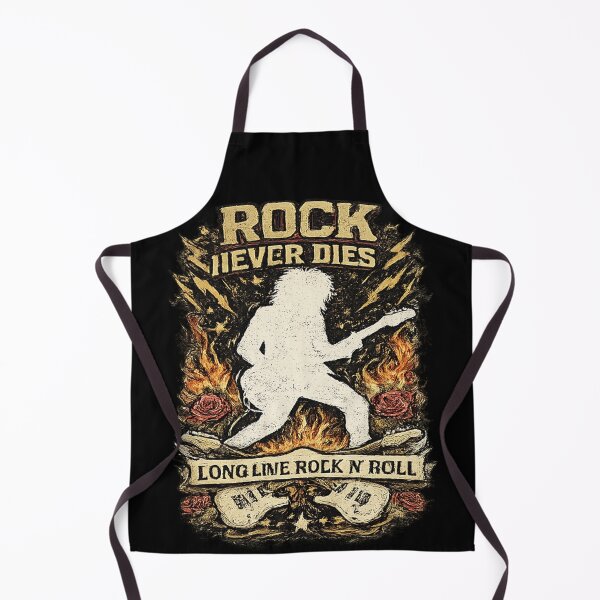 Item preview, Vintage Rock Never Dies Guitar Player Retro Rock N Roll Design designed and sold by NeO² Studio.