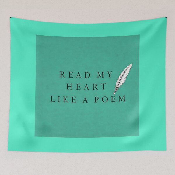 Item preview, Read My Heart Like A Poem Elegant Typography designed and sold by Aliplus+.