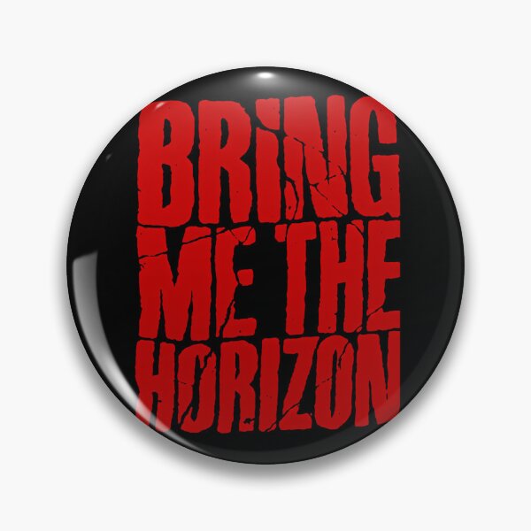 Item preview, Bring Me The Horizon Red Distressed Typography Poster designed and sold by Chibicharm's.