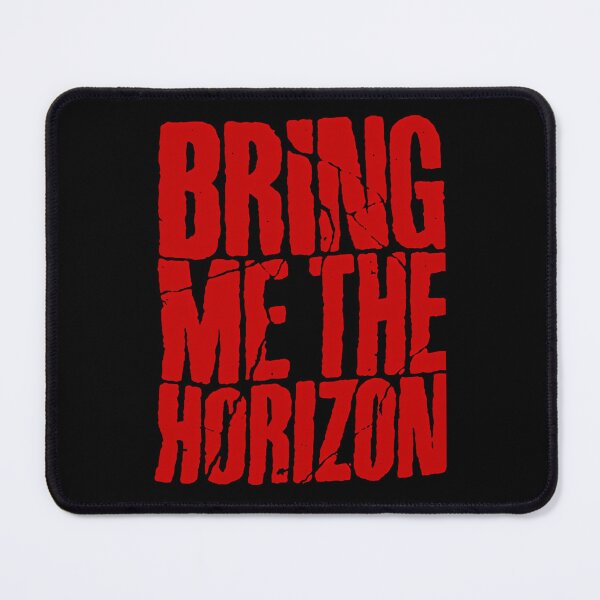 Item preview, Bring Me The Horizon Red Distressed Typography Poster designed and sold by Chibicharm's.