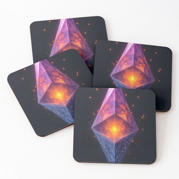 Item preview, Mystical crystal with an inner fire core designed and sold by Mianku | Für das Leben.