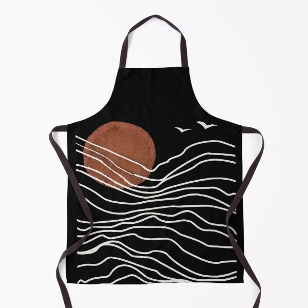 Item preview, Abstract Sun and Waves Minimalist Line Art designed and sold by Shopeon Designs.