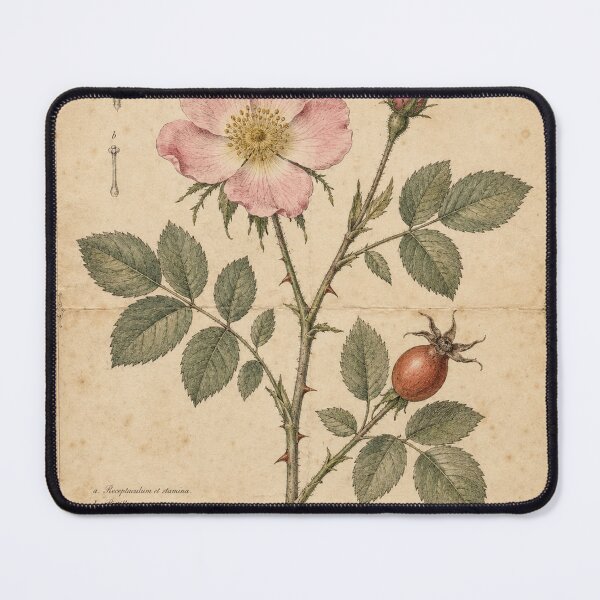 Item preview, Vintage Wild Rose Botanical Study designed and sold by MWprint.
