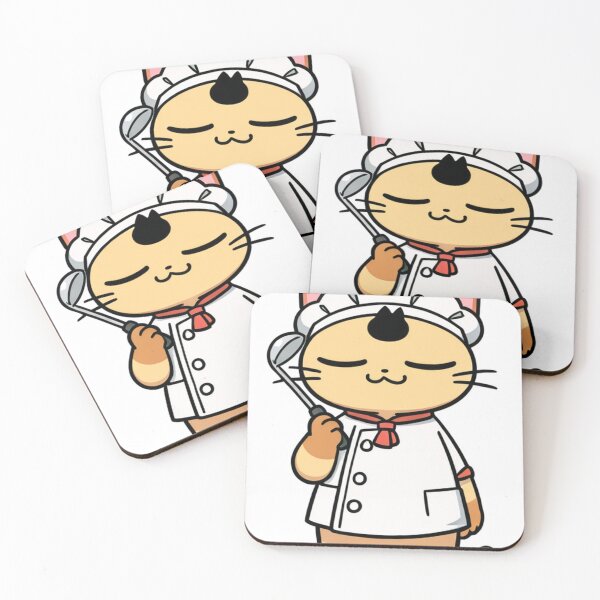 Item preview, Cat - Orange Chef White Toque Red Scarf designed and sold by World-Pets.