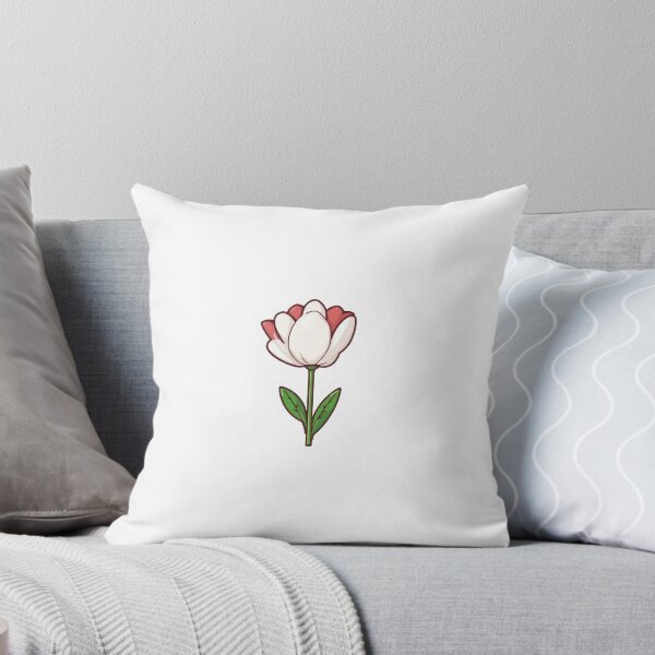 Item preview, Minimalist White Flower Boutique Sticker | Cute Floral Botanical Aesthetic Vinyl Design designed and sold by surbhiArt.