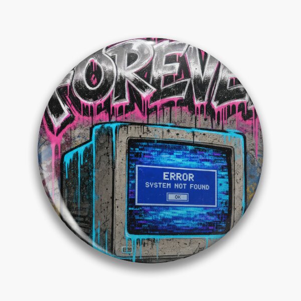 Item preview, Analog Forever – Retro Computer Graffiti Design designed and sold by Arrow2025.