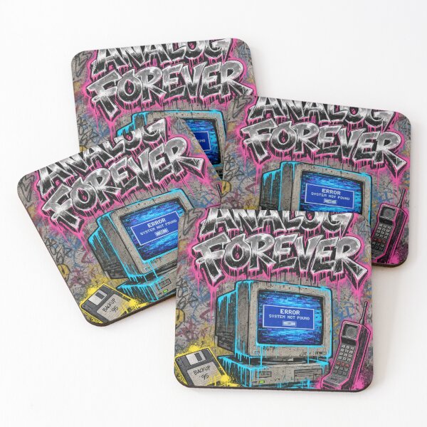 Item preview, Analog Forever – Retro Computer Graffiti Design designed and sold by Arrow2025.