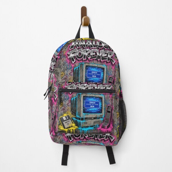 Item preview, Analog Forever – Retro Computer Graffiti Design designed and sold by Arrow2025.