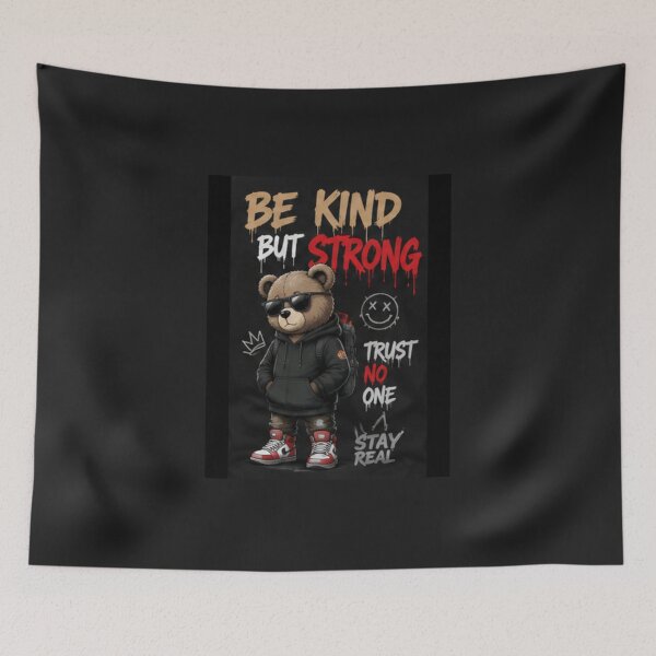 Item preview, BE KIND BUT STRONG - TRUST NO ONE - STAY REAL designed and sold by everyone cloth house.