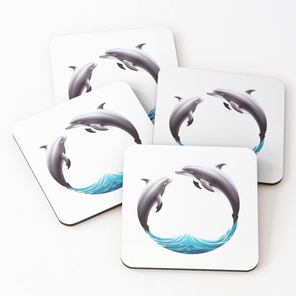 Item preview, Twin Dolphins Ocean Circle designed and sold by Fetraus.