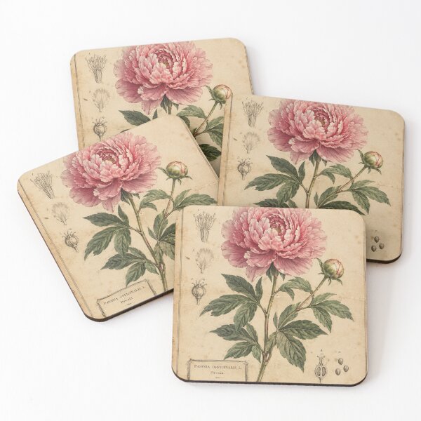 Item preview, Pink Peony Botanical Study designed and sold by MWprint.