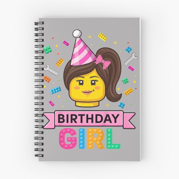 Item preview, Building Bricks Girl Birthday Party Master Builder Blocks designed and sold by GreggRoss.