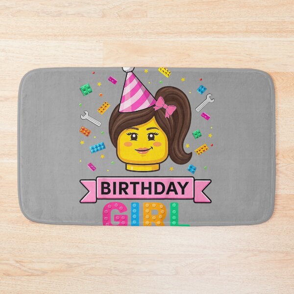 Item preview, Building Bricks Girl Birthday Party Master Builder Blocks designed and sold by GreggRoss.