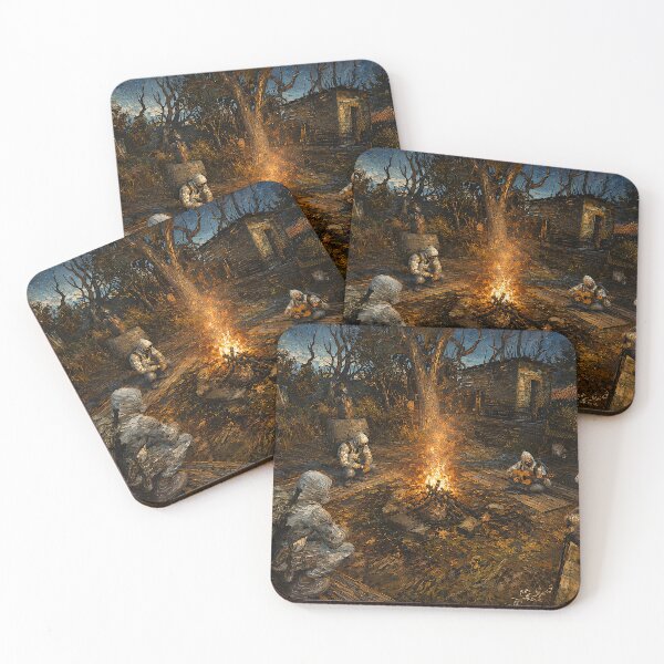 Item preview, Campfire in the Swamp designed and sold by BlauesSternWolf.