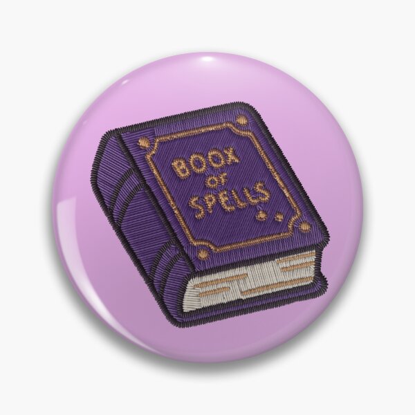 Item preview, Book of Spells Embroidery Patch Sticker – Witchy Art designed and sold by · GAMING SOUL ·.
