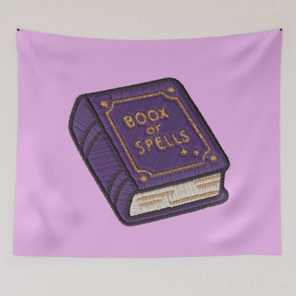 Item preview, Book of Spells Embroidery Patch Sticker – Witchy Art designed and sold by · GAMING SOUL ·.